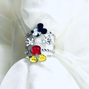 NWOT Mickey Mouse Adjustable Ring - Perfect Gift for Women, Girls, or Boys